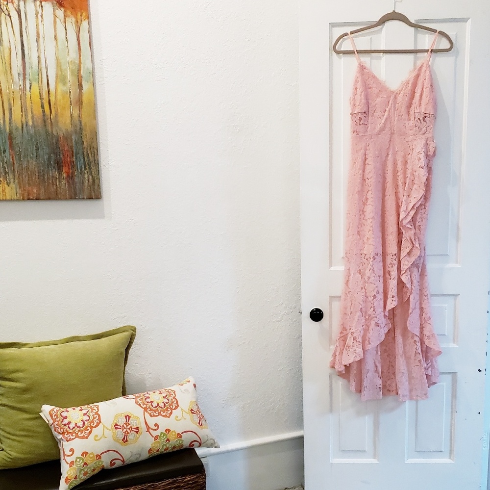 Women Size L Blush Pink Dress
